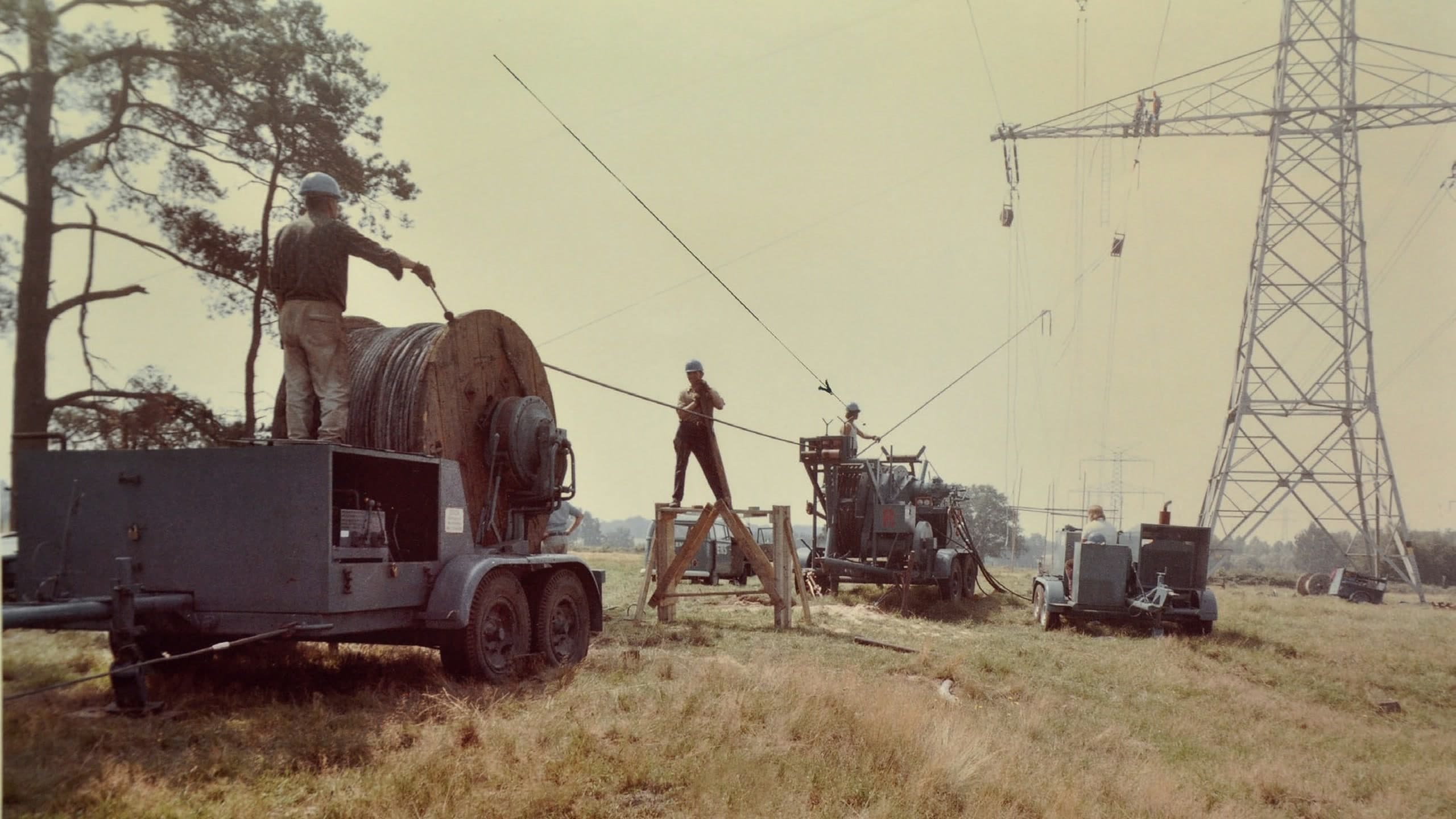 ZECK puller-tensioner WB 1500 in operation
