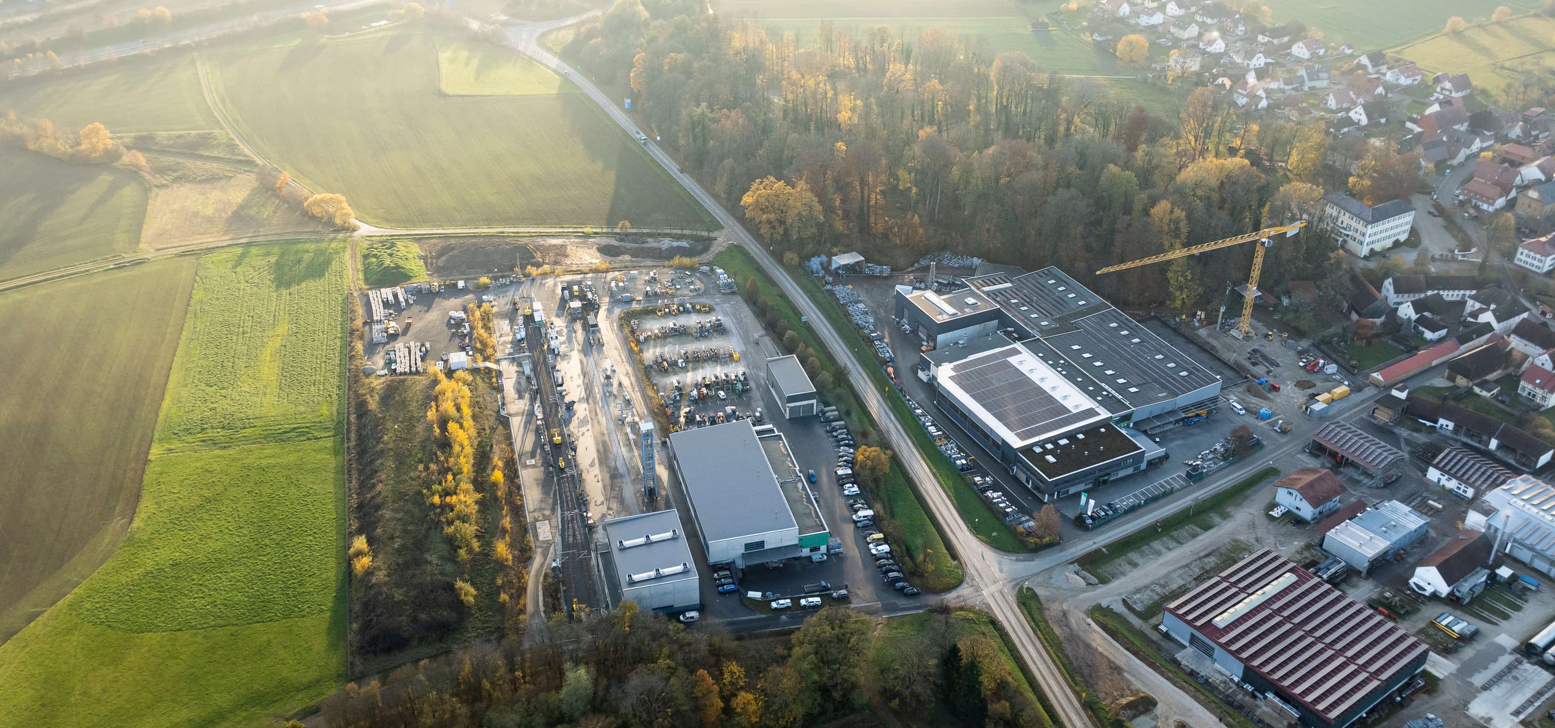 ZECK-Werk in Scheßlitz aus der Luft