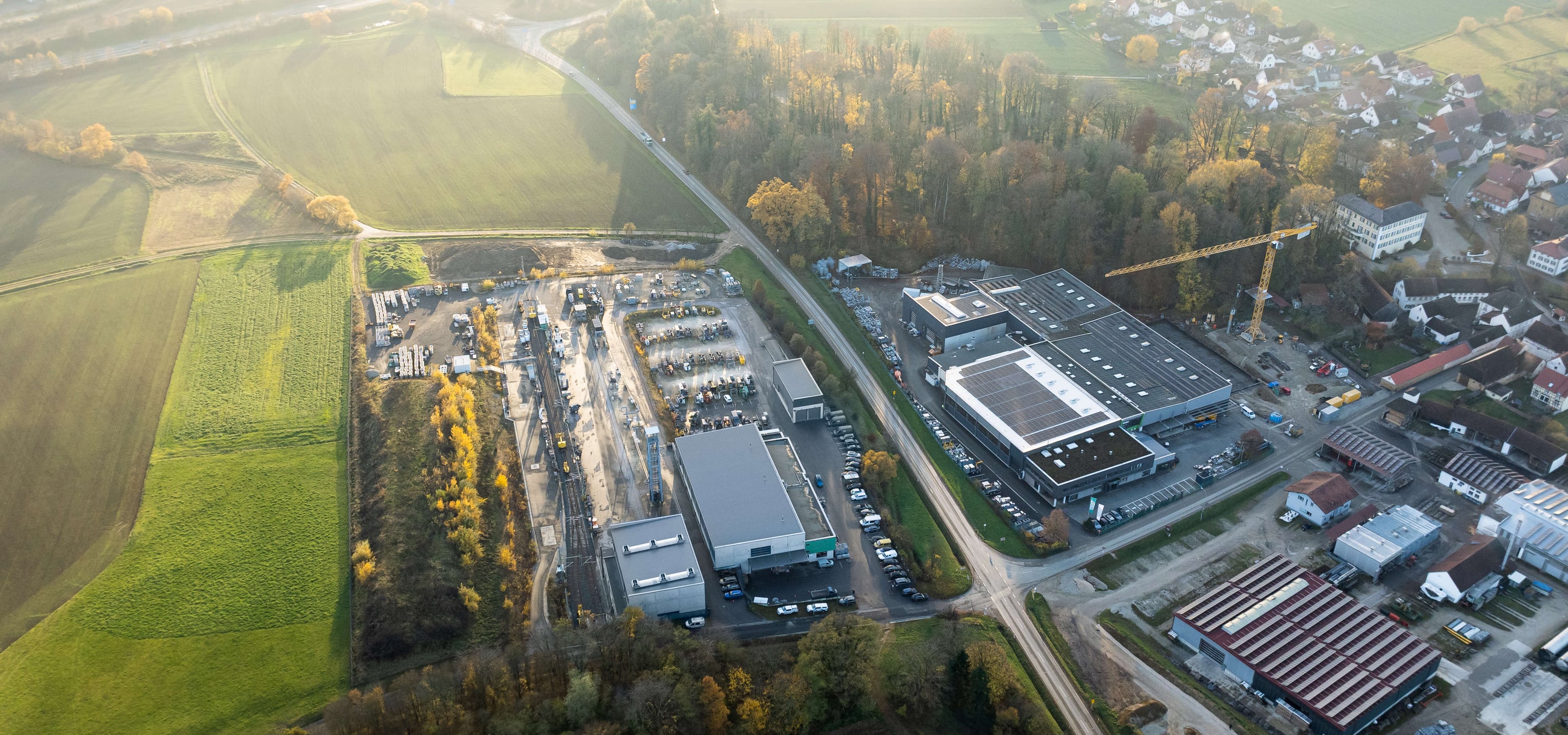 ZECK-Werk in Scheßlitz aus der Luft