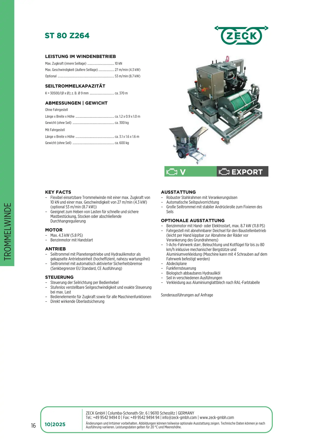 Katalogseite 16: ST 80 Z264