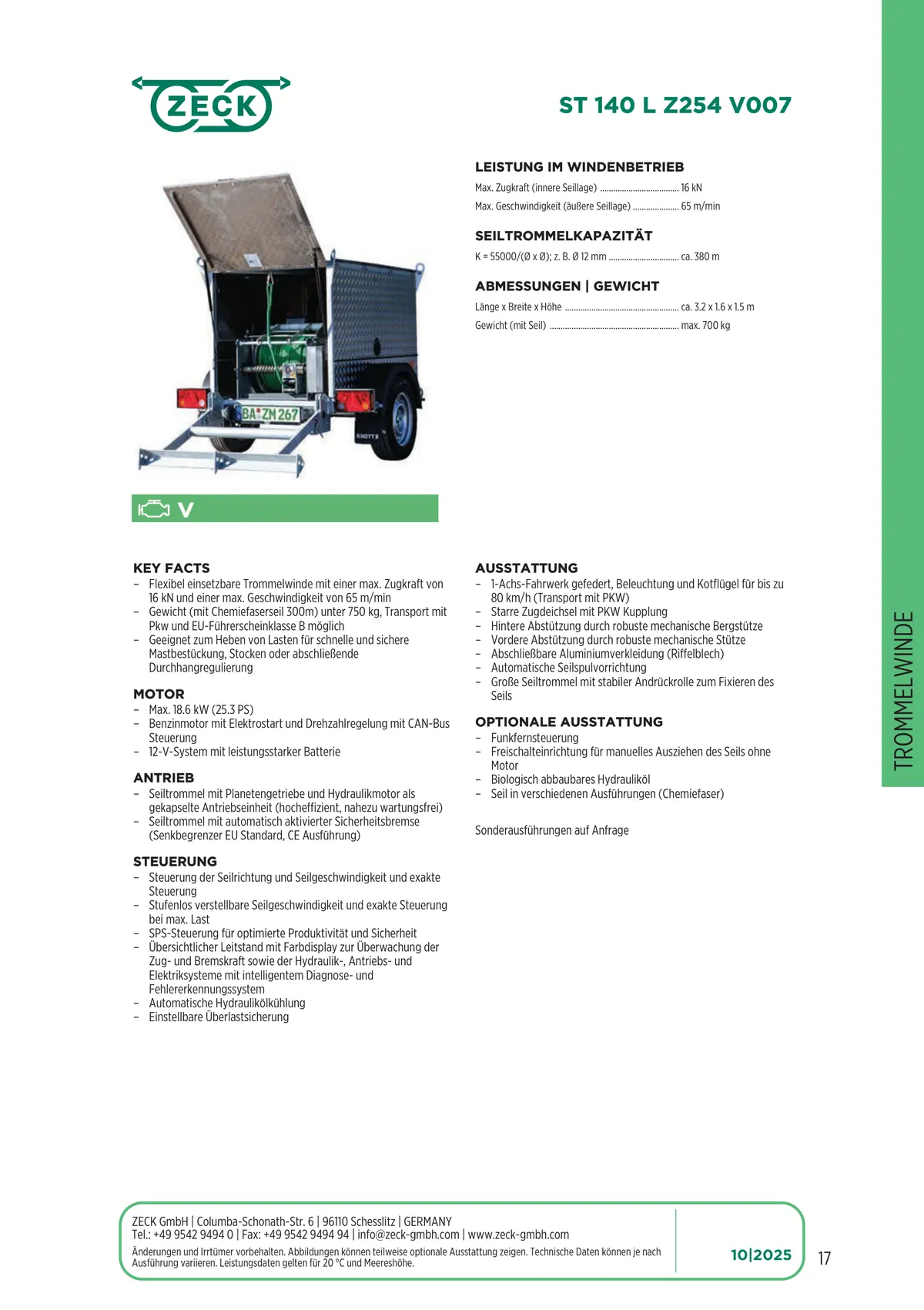 Katalogseite 17: ST 140 L Z254 V007