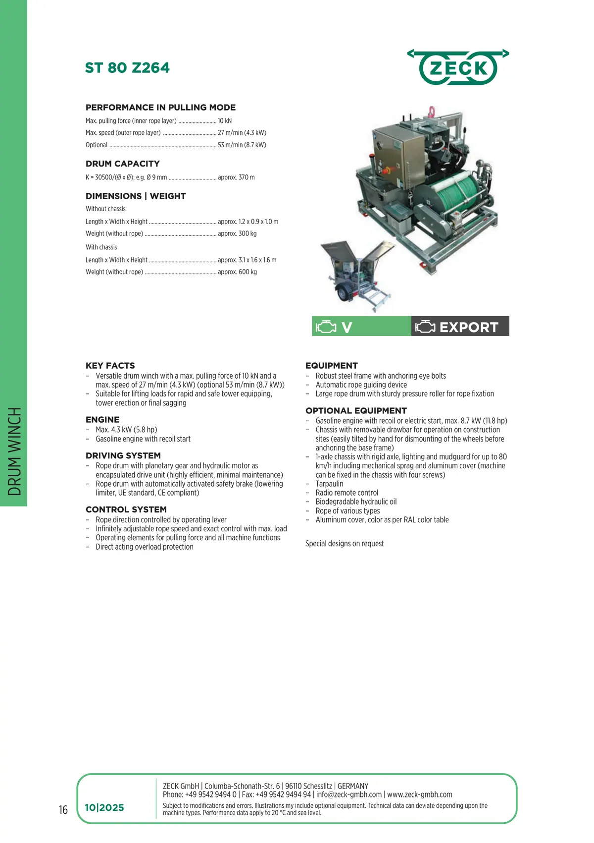 Catalogue page 16: ST 80 Z264