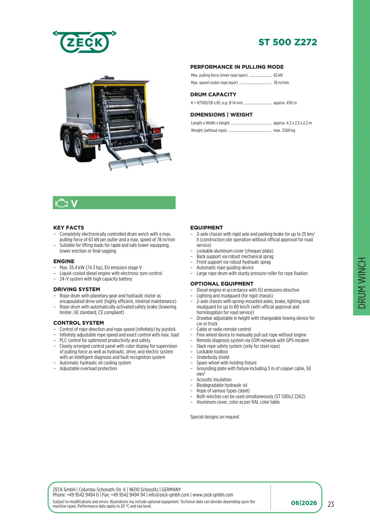 Catalogue page 23: ST 500 Z272