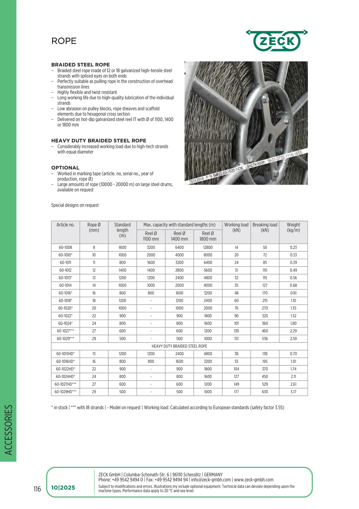 Catalogue page 116: ROPE