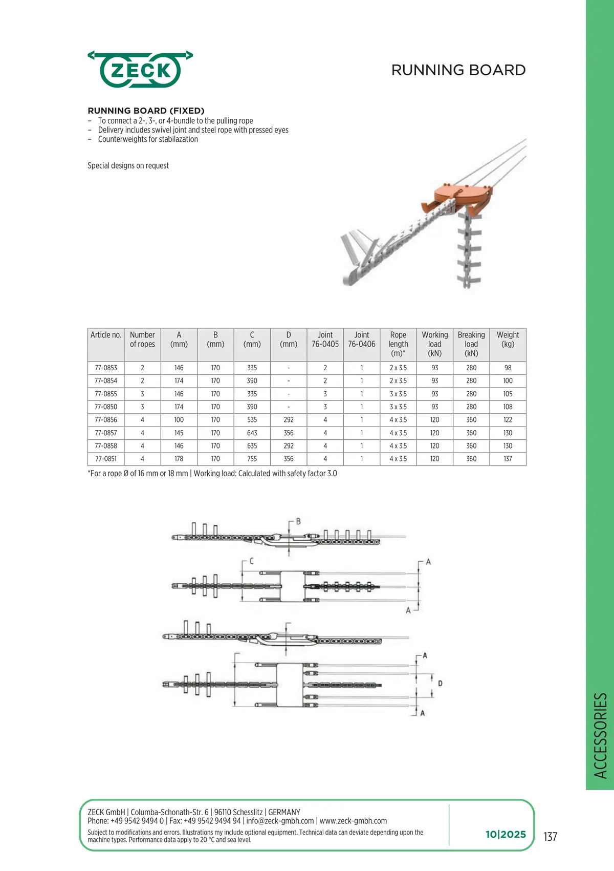 Catalogue page 137: RUNNING BOARD