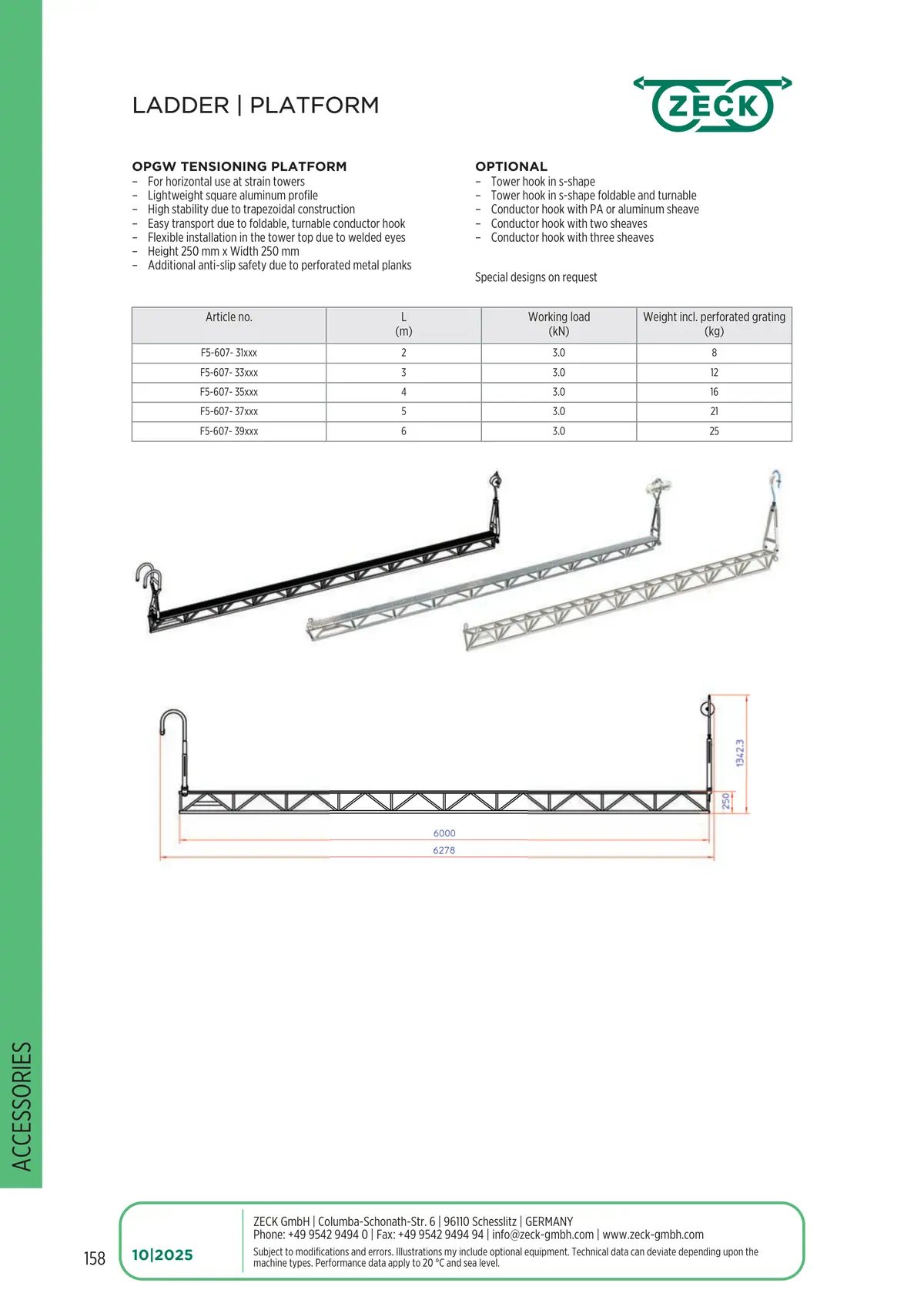 Catalogue page 158: LADDER | PLATFORM