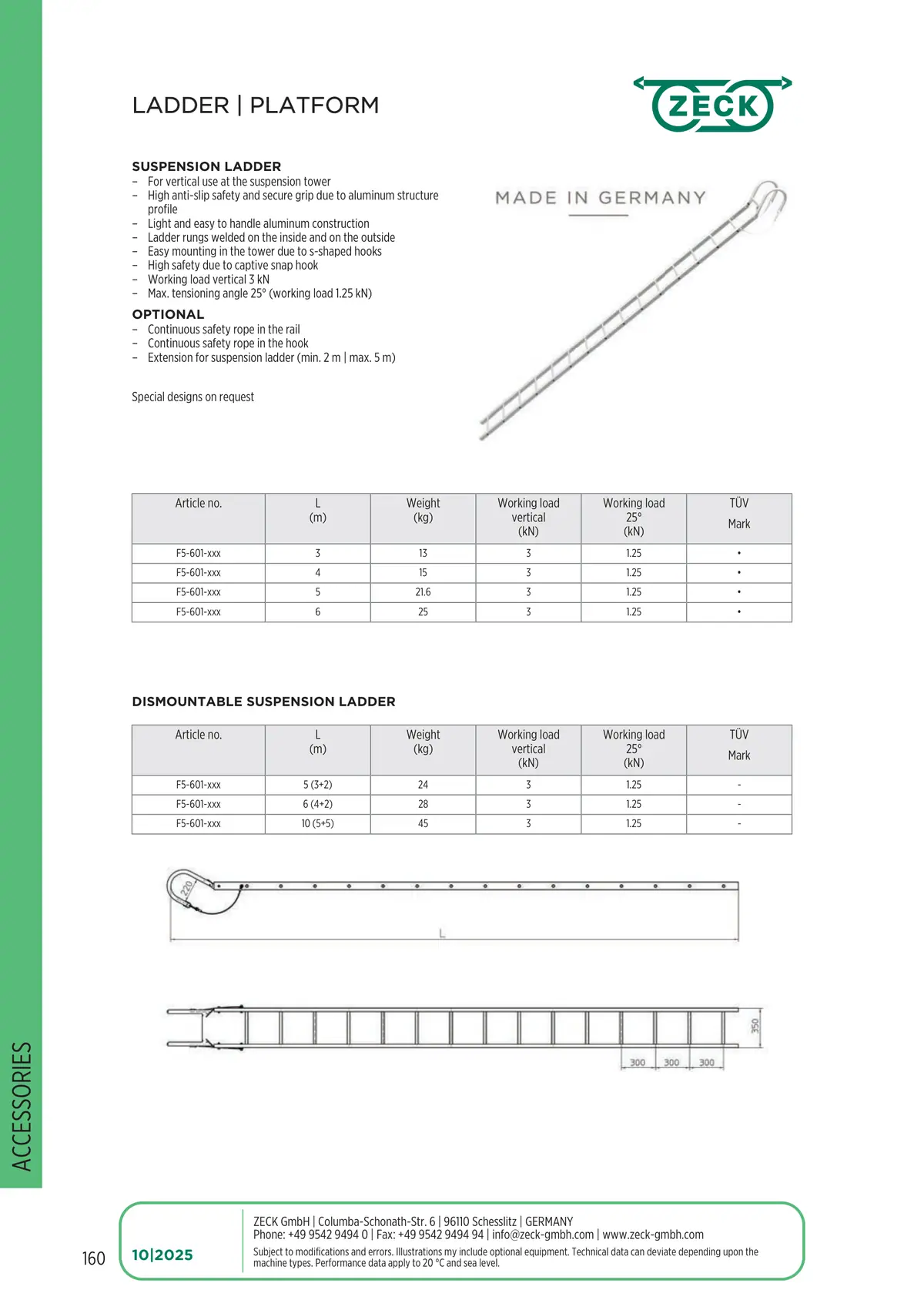Catalogue page 160: LADDER | PLATFORM