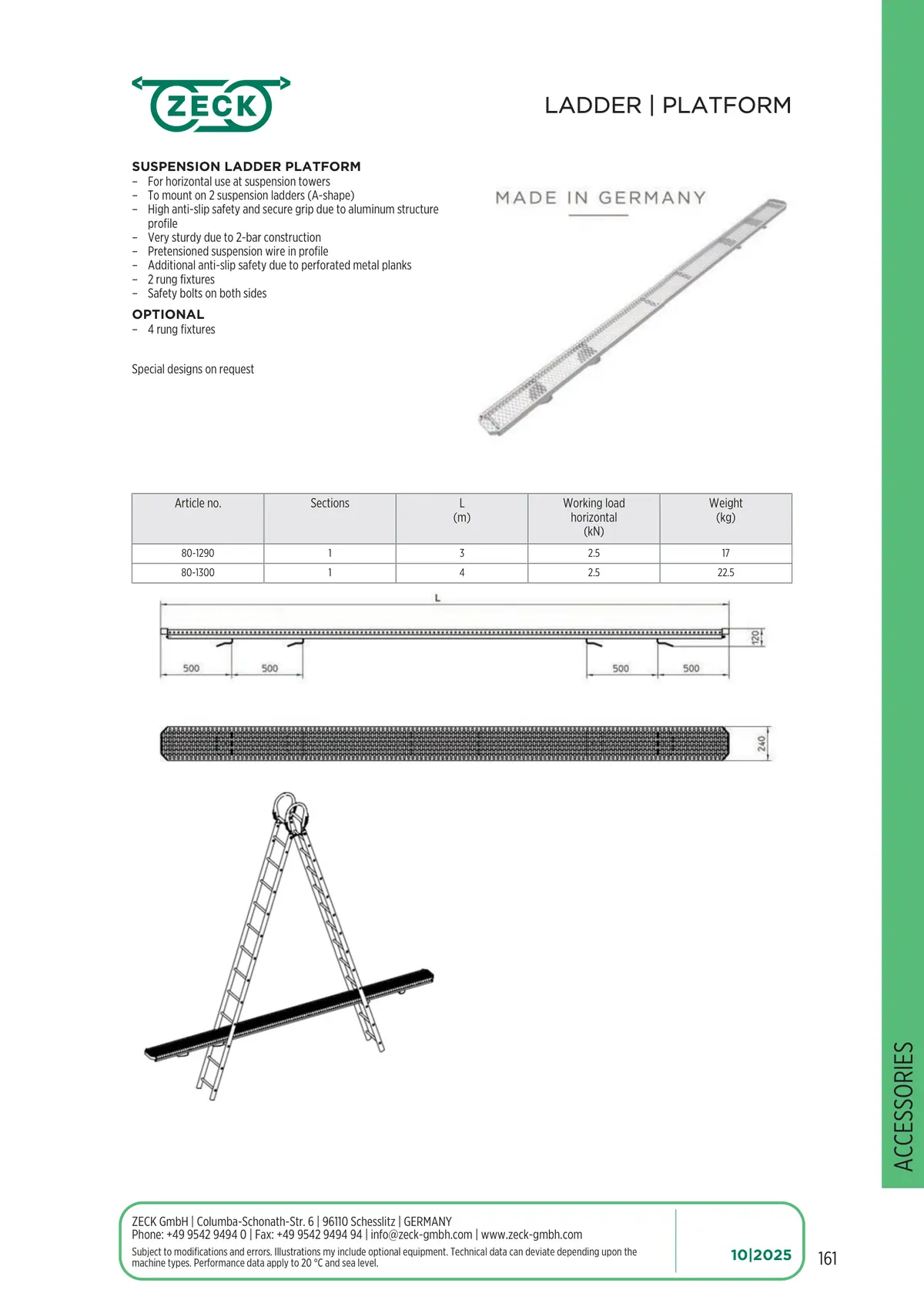 Catalogue page 161: LADDER | PLATFORM