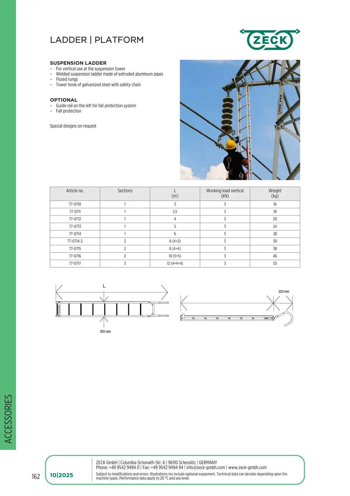 Catalogue page 162: LADDER | PLATFORM