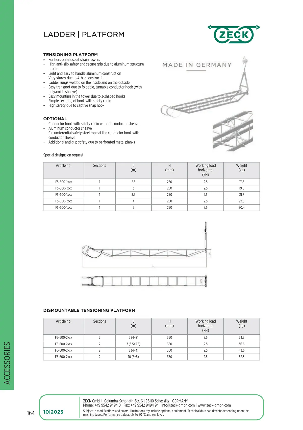 Catalogue page 164: LADDER | PLATFORM
