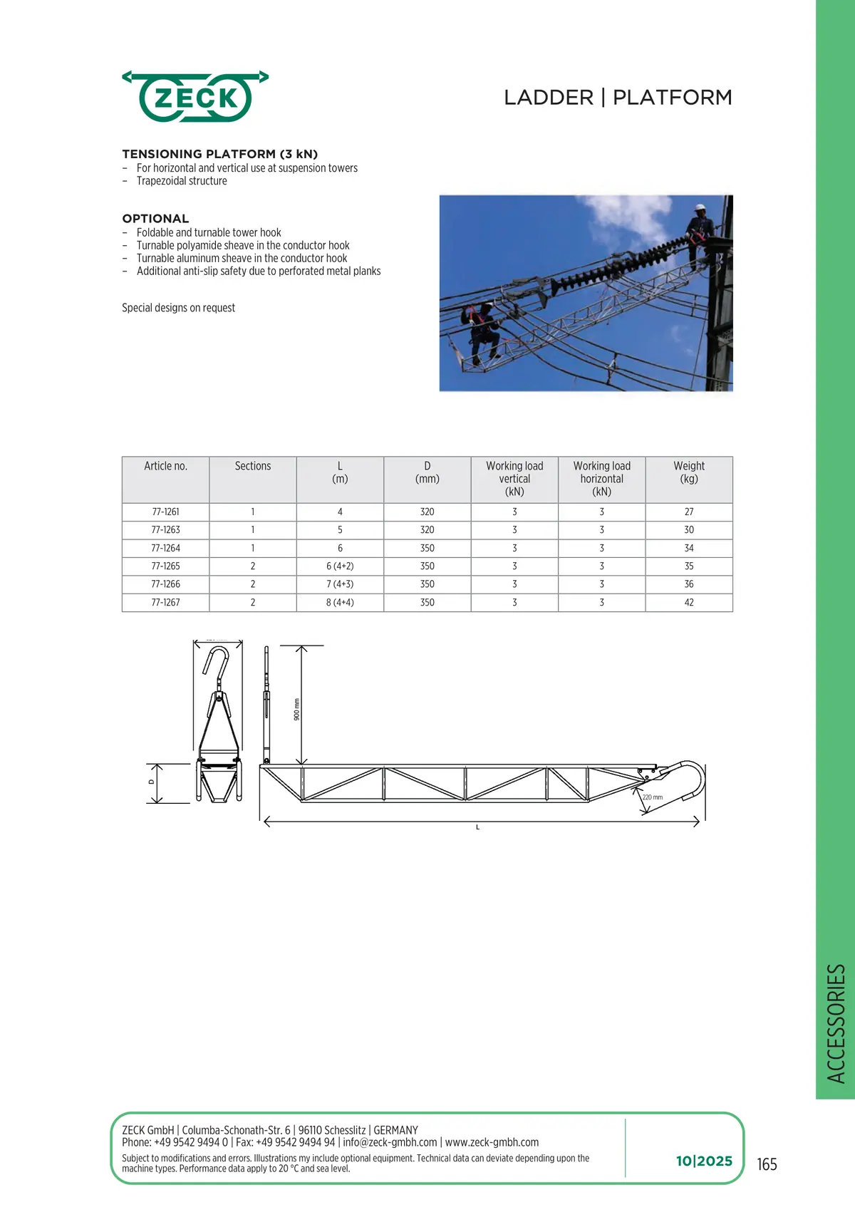 Catalogue page 165: LADDER | PLATFORM